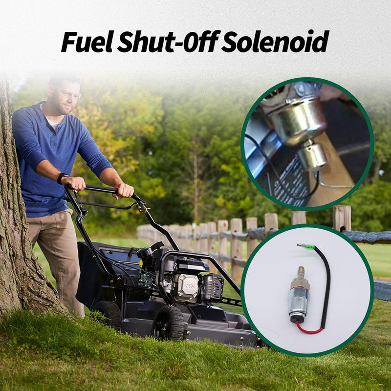 OXCANO Carburetor Fuel Solenoid Kit Replacement for Kohler 2475722-S 2404120-S 2475515 CV17-25 CV620-740 Engine, Not Fit for 24-757-45S CV22 Engines - Image 4